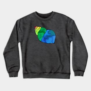 Rainbow Snail Crewneck Sweatshirt